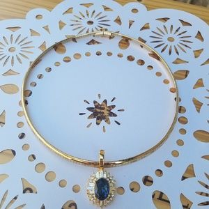 Omega Necklace Costume Jewelry
